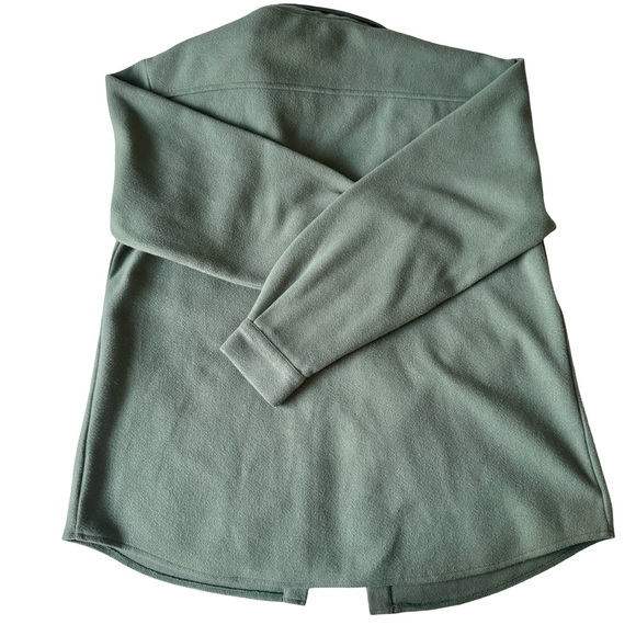 Romwe Green Button-Up Shacket - Picture 4 of 4